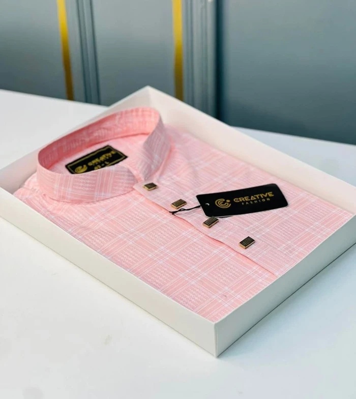 Digital Print Panjabi ( Pink )